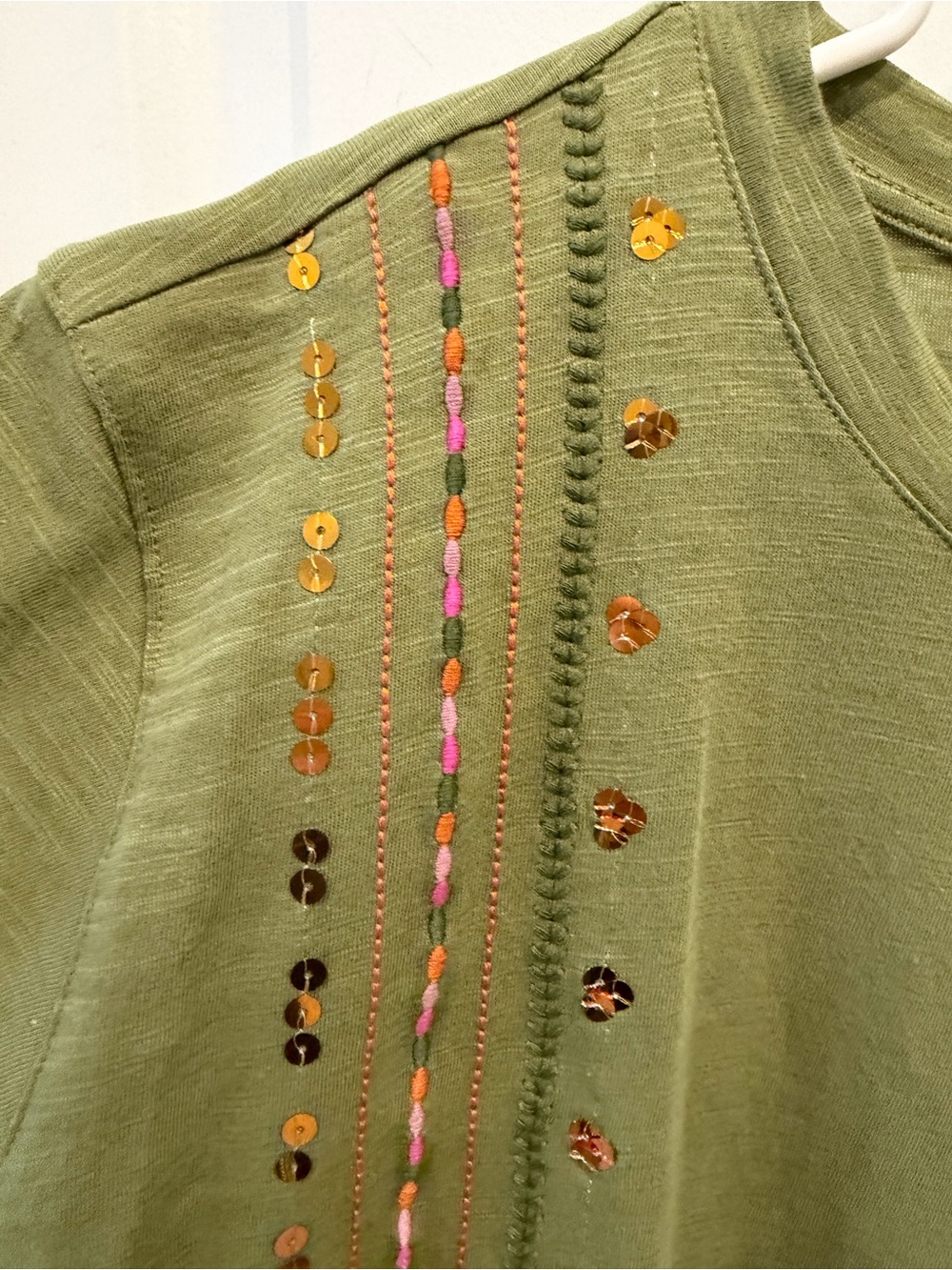 NWT Tru Self Short-Sleeve Embellished Top Size XL - Picture 9 of 16